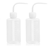 lohill 2 Stück 250 ml Squeeze Flasche Waschflasche aus Kunststoff, Sprühflasche für Pflanzen, Laborflasche, Wimpern- und Nasenreinigungsflasche