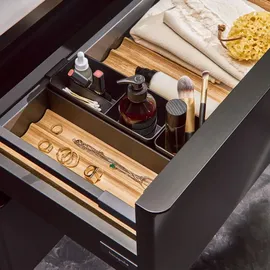 Hansgrohe Xelu Q Waschtischunterschrank, 980x550, 1 Schubkasten, für Konsolen mit Aufsatzwaschtisch, geschliffen, 54060670,