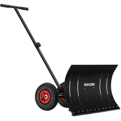 TecTake GmbH Schneeschaufel Muttler, ergonomisch, Luftreifen mit Profil - schwarz/silber