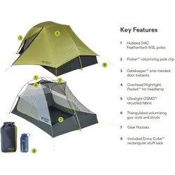 Nemo Hornet Osmo 3-Person 2025 3-Person birch bud / goodnight gray 3-Person