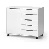 Vicco Kommode Otwin 78 x 61.5 cm mit 5 Schubladen und 1 Tür