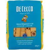 De Cecco Mezzi Rigatoni N°26 - Nudeln aus Hartweizengrieß (10 x 500 g)