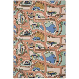 Snapstyle Kinder Strassenteppich (200 x 250 cm, Teppiche , Spielmatte,