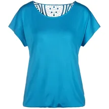 VIVANCE Kurzarmshirt Damen türkis Gr.48/50