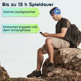 ideoon Smartes Kopfhörer-Stirnband grau