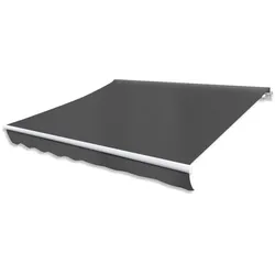 vidaXL Gelenkarmmarkise Handbetrieben 300 cm Anthrazit