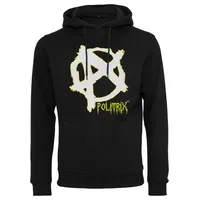 Mister Tee Politrix Hoody in Schwarz, Größe 4XL