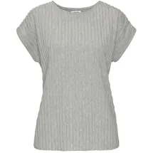 LASCANA Kurzarmshirt Grau 32/34