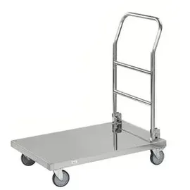 Kongamek Transportwagen, KM60360, Edelstahl, klappbar, 820 x 520mm, Tragkraft 100kg