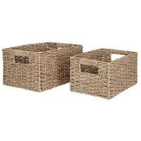 VCM Aufbewahrungskorb 2er Set Venoso | natur