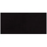 SALONLOEWE Fußmatte waschbar schwarz 30 x 60 cm Schmutzfangmatte unifarben rutschfest Eingangs-Matte