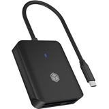 Icy Box IB-CR403-C3 USB-C 3.1 Gen 1), Speicherkartenlesegerät, Schwarz