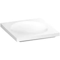 Brillantbad MAXIMA Seifenablage Polyresin Weiß 95x15x95 mm für Bad