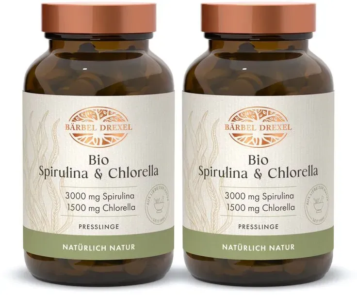 Bio Spirulina & Chlorella Presslinge