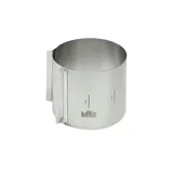 RBV Birkmann Birkmann Tortenring Easy Baking - - - stufenlos verstellbar, backform Silber