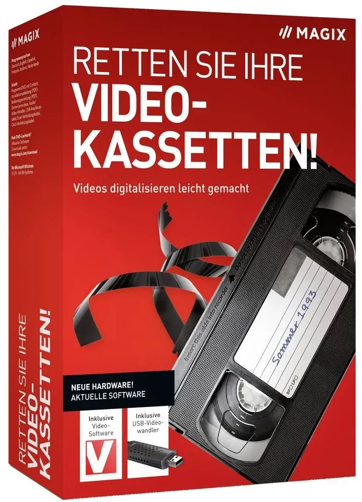 MAGIX Save your videocassettes!