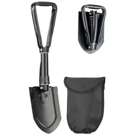 Semptec 3in1-Kombi-Klappspaten mit Säge & Spitzhacke aus Carbonstahl