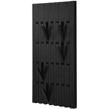 Home Deluxe Garderobenpaneel Quest 55 x 4 x 105 cm Schwarz