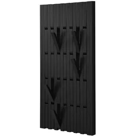 Home Deluxe Garderobenpaneel Quest 55 x 4 x 105 cm Schwarz