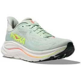 HOKA Clifton 10 Damen Sea Glass/Neon Flame 42 2/3