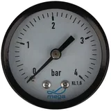 Mega Group - 4 bar - 1/4 Zoll Anschluss nach hinten Axial 50 mm