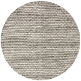 benuta pure Rocco Ø 200 cm beige / schwarz
