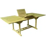 Lex Premium XL Teak Ausziehtisch 180 x 90 x 75 cm Teak