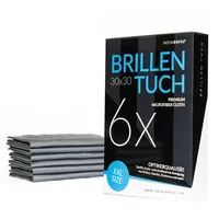 INSTADRIVE XXL 6 Brillentücher 30x30cm – Brillenputztücher aus Microfaser für die professionelle Brillenreinigung (Brillentücher)