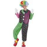 BigBuy Verkleidung für Erwachsene, Streifen Clown M/L