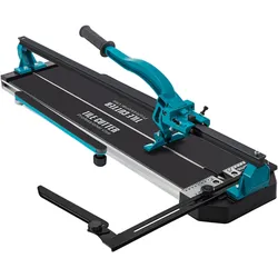 VEVOR Profi Manuelle Fliesenschneidmaschine 35-1200 mm Fliesen Schneider Aluminium Infrarot-Laser-Positionierung Doppelspurige Führungsschiene