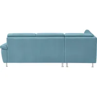 CALIZZA INTERIORS Ecksofa Onyx Stoff MultiColor Aqua