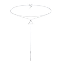 Elli Halskette Damen Choker Y-Kette Dreieck Geo Look in 925 Sterling Silber