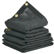 Vevor Abdeckplane 2,1 x 5,5 m Schwarz