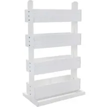 hecht-international Hochbeet Cube 4 82 x 50 x 145 cm Weiß