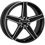 Autec Delano 8,5 x 20 5 x 112 ET30 Schwarz Matt Poliert