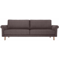HÜLSTA sofa 3-Sitzer »hs.450«, modern Landhaus, Breite 208 cm, Füße in Nussbaum