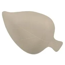 Papstar Pure Fingerfood-Teller Zuckerrohr, Fingerfood-Teller aus Zuckerrohr, 1 Packung = 50 Stück, Leaf