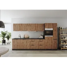 kochstation Küchenzeile KS-Lagos 330 cm beige