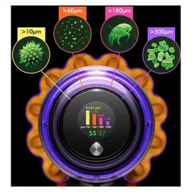 Dyson V15 Detect Fluffy Blau/Nickel