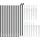 vidaXL Maschendrahtzaun 0,8 x 25 m Anthrazit/Stahl