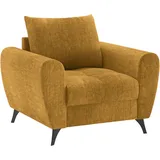 Mr. Couch Sessel MR. COUCH "Blackburn II", orange (dolce 9 curry), B:96cm H:71cm T:90cm, Dolce (100% Polyester), Sessel, Sessel, Passend zu der Garnitur, wahlweise mit Kaltschaum
