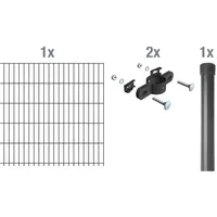 GAH Alberts Anbauset Einzelmatten 2 m 125 cm 8/6/4, grün