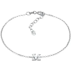 Elli Armband Buchstabe M 925 Silber silberfarben Damen 