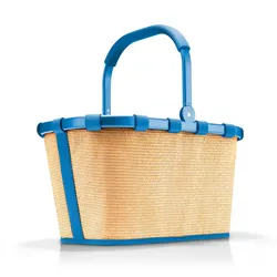 Reisenthel Shopping Carrybag Einkaufskorb 48 cm - Frame Raffia Blue