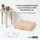 Homescapes Kissenbezug Unifarben 50 x 50 cm Beige