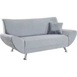 Home Affaire 2-Sitzer Saltare Kunstleder 174 x 78 x 82 cm Grau/Blau