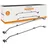 PRO PLUS 2x Planenbügel 100-155cm Anhänger Planenbefestigung Flachplanen Flachplanenbügel