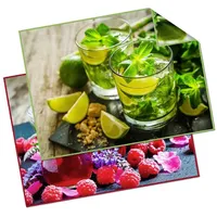 Edison & King Mikrofasertücher mit Motiv Mikrofasertuch (Microfaser, 30x40 cm, 2er Pack, Brillenputztücher mit vernähten Rändern) bunt 30 cm x 40 cm