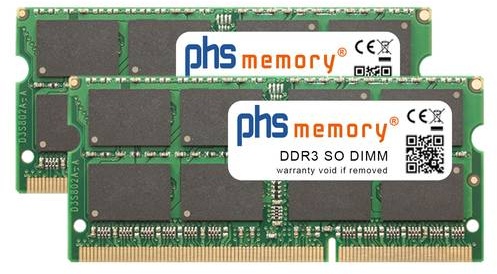 16GB (2x8GB) RAM Kit Arbeitsspeicher DDR3 für QNAP TS-453BU-4G RAM Speicher SO DIMM PC3L-14900S 2Rx8