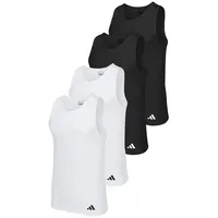 adidas Tanktop Active Flex Cotton Ergonomic in black-white | Gr.: XL